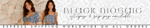 Shop black mosaic dresses online 