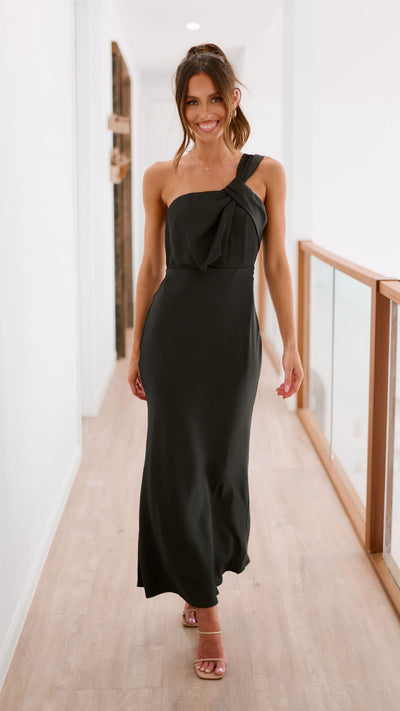 Load image into Gallery viewer, Greta Maxi Dress - Black
