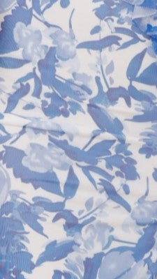 Debbie Midi Dress - Blue Floral