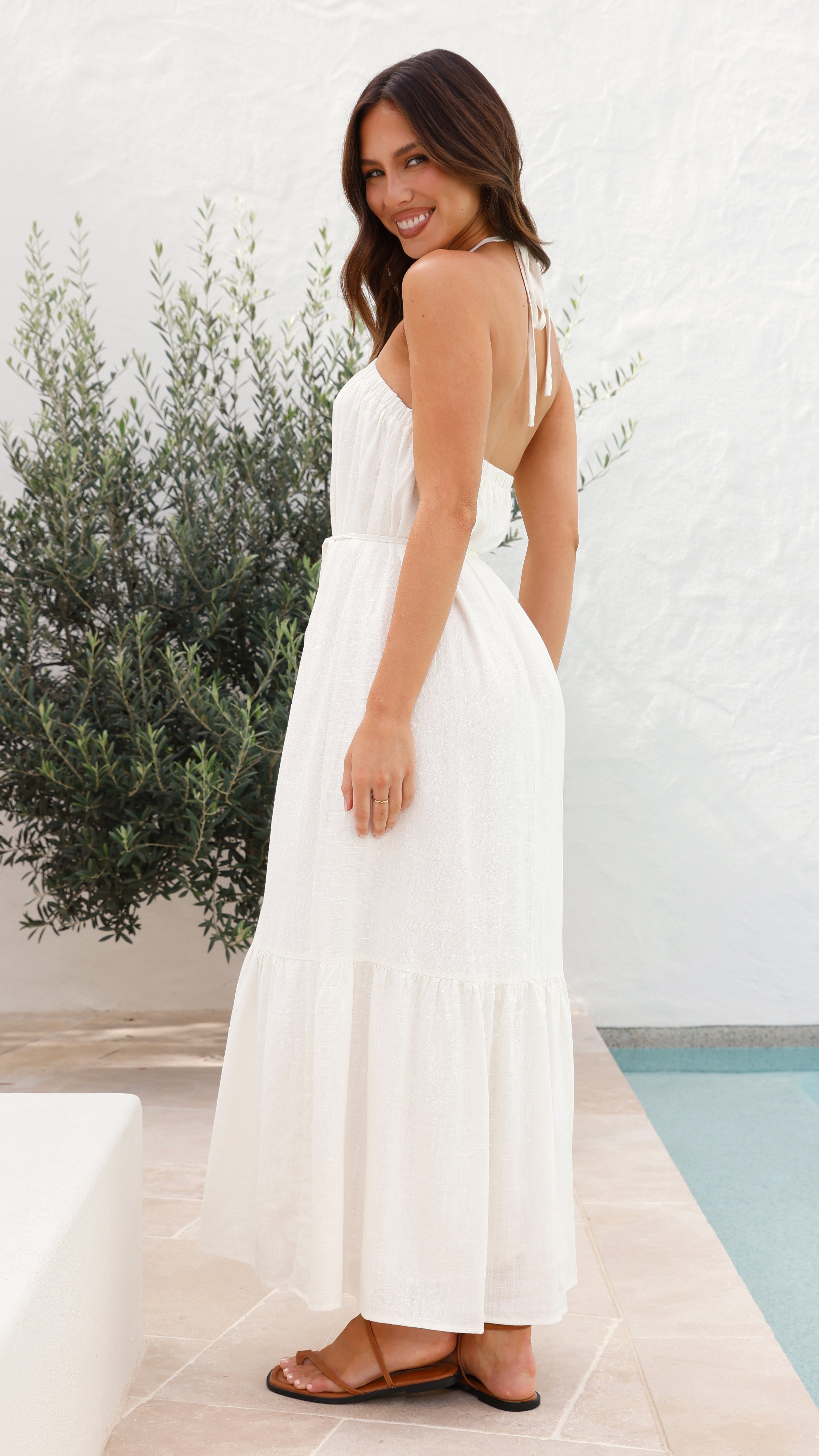 Xava Maxi Dress - White