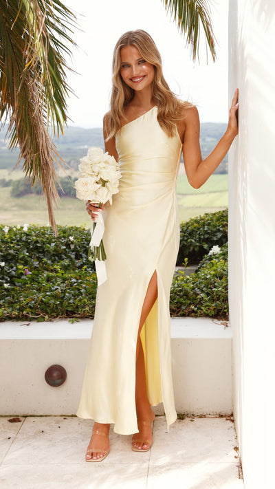 Load image into Gallery viewer, Victoria Maxi Dress - Yellow
