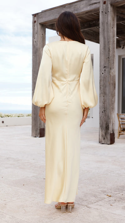 Load image into Gallery viewer, Amara Maxi Dress - Yellow
