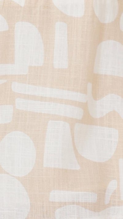 Load image into Gallery viewer, Jules Midi Dress - Beige Coco Print
