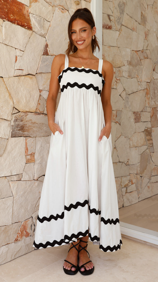 Ritina Maxi Dress - White - Buy Women's Dresses - Billy J