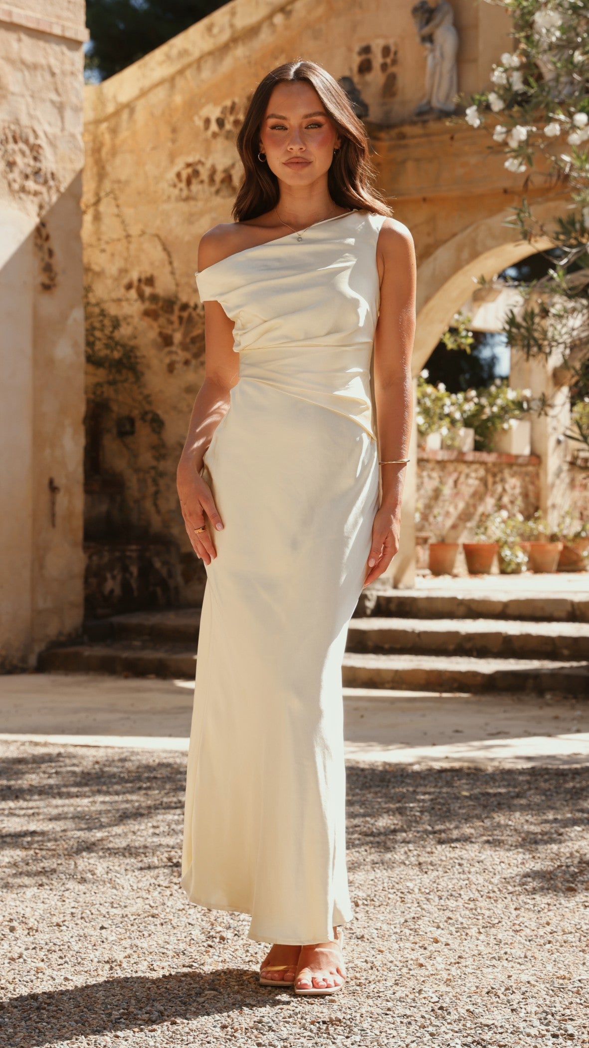 white off the shoulder dresses australia Auria Off Shoulder Maxi Dress - Yellow - Buy Women's Maxi Dresses