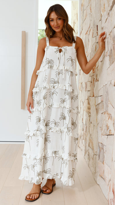 Load image into Gallery viewer, Zaide Maxi Dress - Bangalow Print
