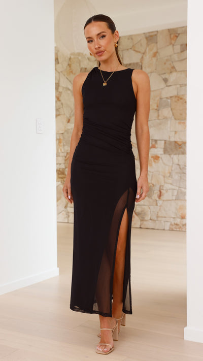 Load image into Gallery viewer, For The Moment Dress - Black

