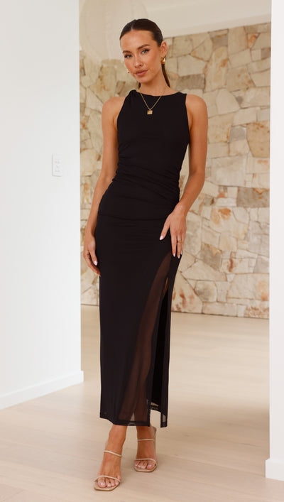 Load image into Gallery viewer, For The Moment Dress - Black
