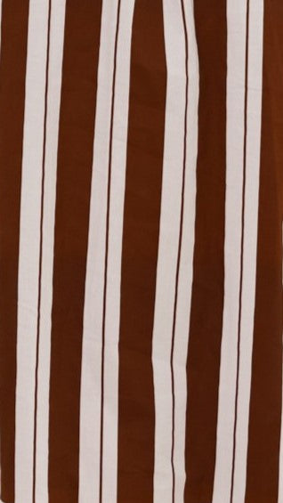 Nadie Maxi Dress - Chocolate / White Stripe