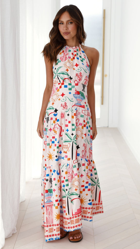 Truely Maxi Dress - Chiara Print
