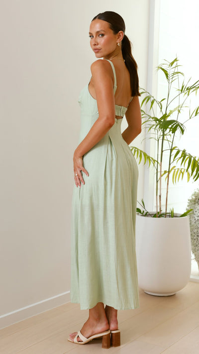 Load image into Gallery viewer, Shaylee Maxi Dress - Sage

