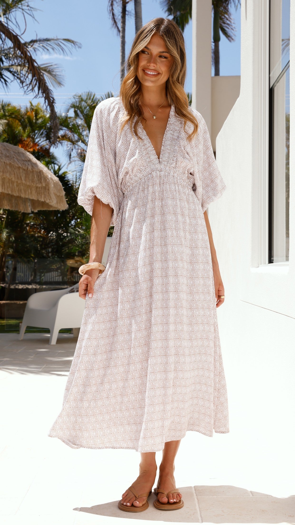 Camille Midi Dress - Atlas Print - Buy Women's Dresses - Billy J