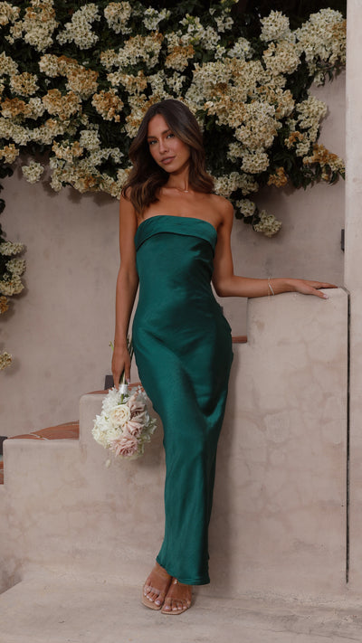 Load image into Gallery viewer, Gisele Maxi Dress - Emerald
