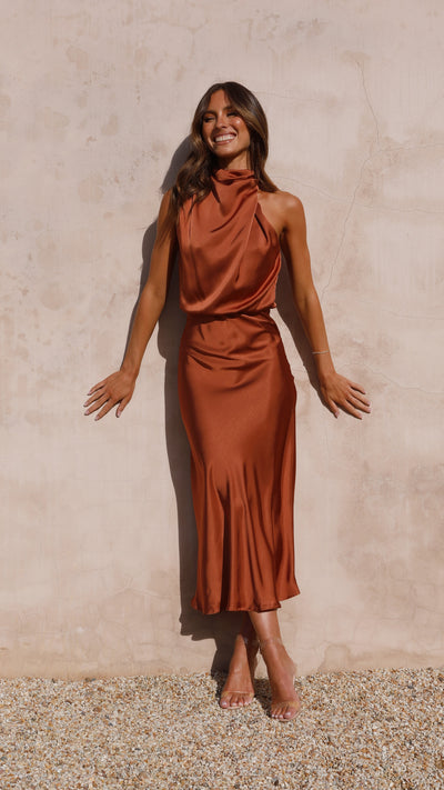 Load image into Gallery viewer, Esther Maxi Dress - Copper
