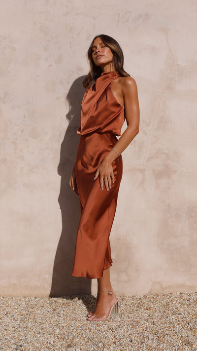 Load image into Gallery viewer, Esther Maxi Dress - Copper
