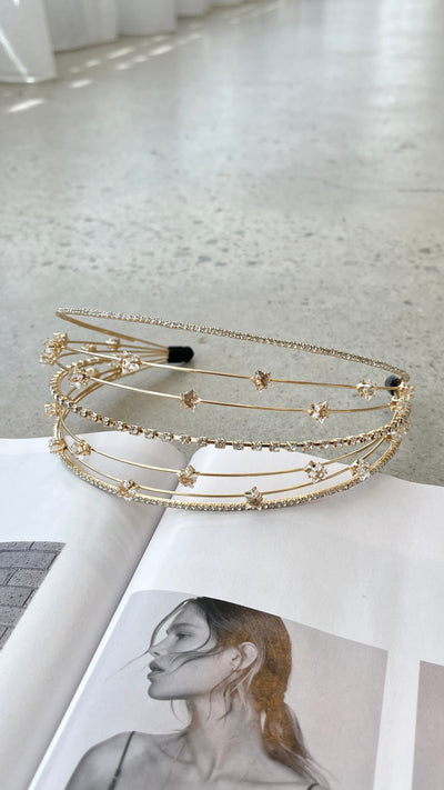 Load image into Gallery viewer, Astra Headband - Gold
