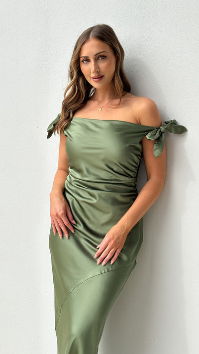 Load image into Gallery viewer, Frida Maxi Dress - Olive
