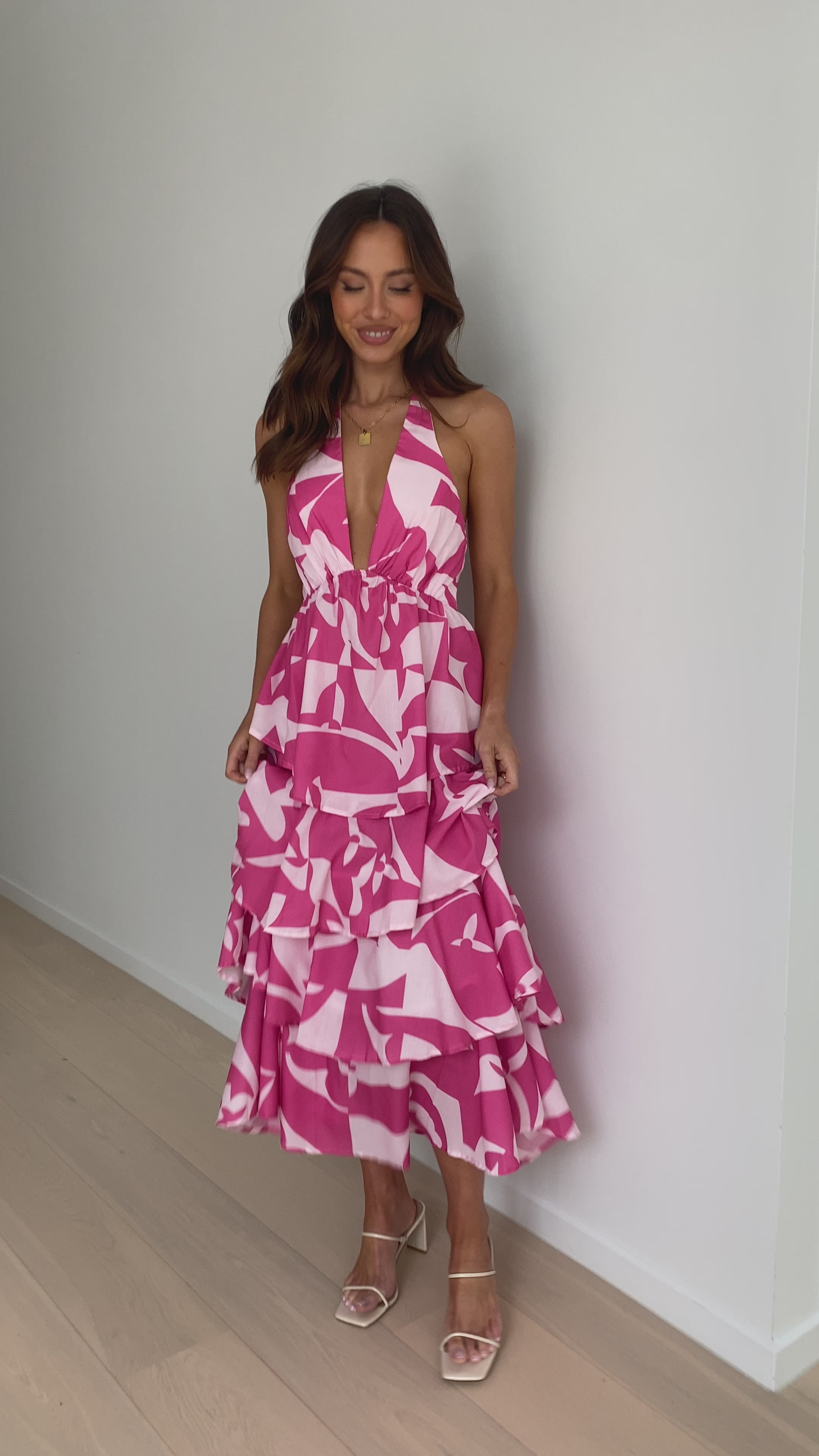 Adriana Maxi Dress - Pink