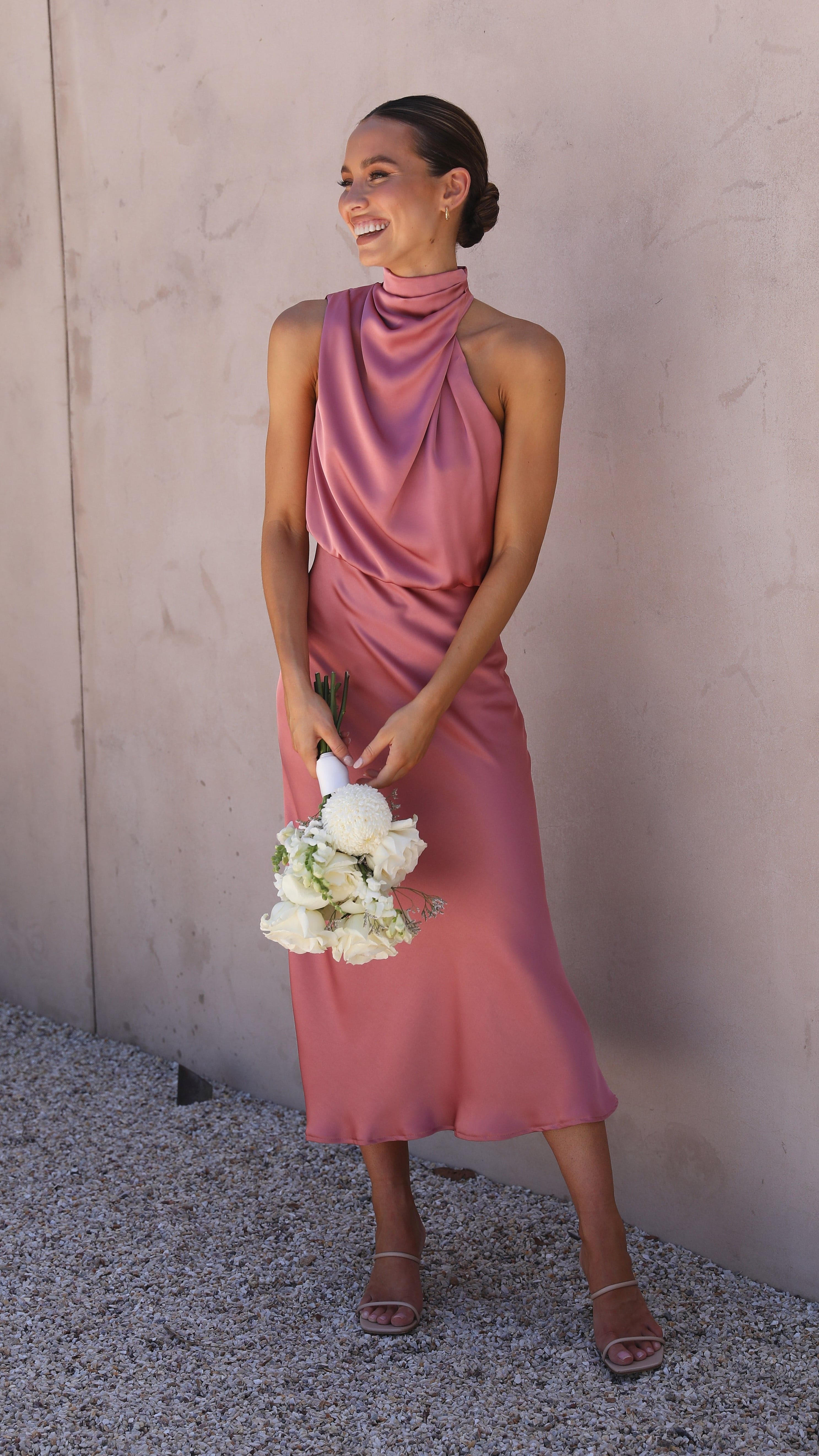 billy j esther maxi dress BILLY J BOUTIQUE | We love seeing YOU in Billy J! Honey @becmcglynn in the Esther Maxi Dress in Baked Rose. Head over to @billy_j_bridal for wedding inspo! |