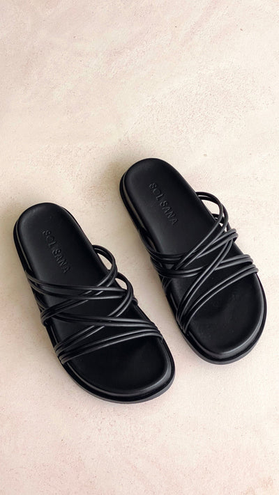 Load image into Gallery viewer, Sol Sana St Tropez Footbed - Black
