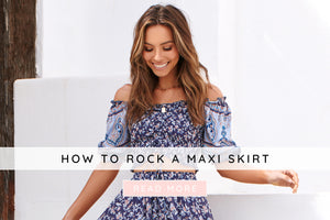 How to rock a maxi skirt