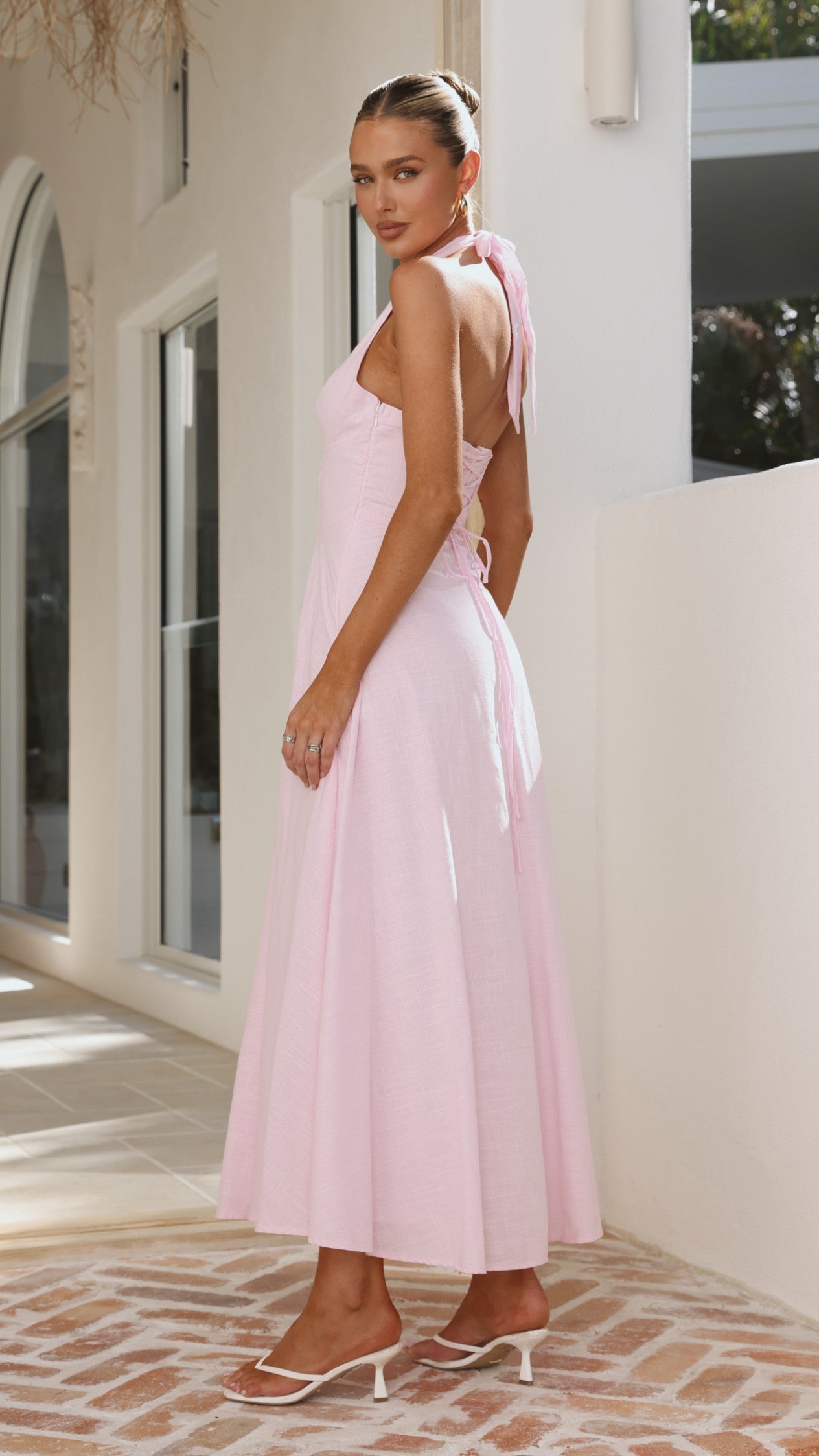 Skye Maxi Dress - Pink - Billy J