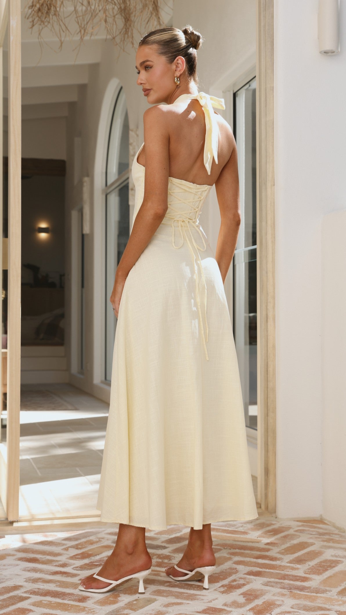 Skye Maxi Dress - Yellow - Billy J