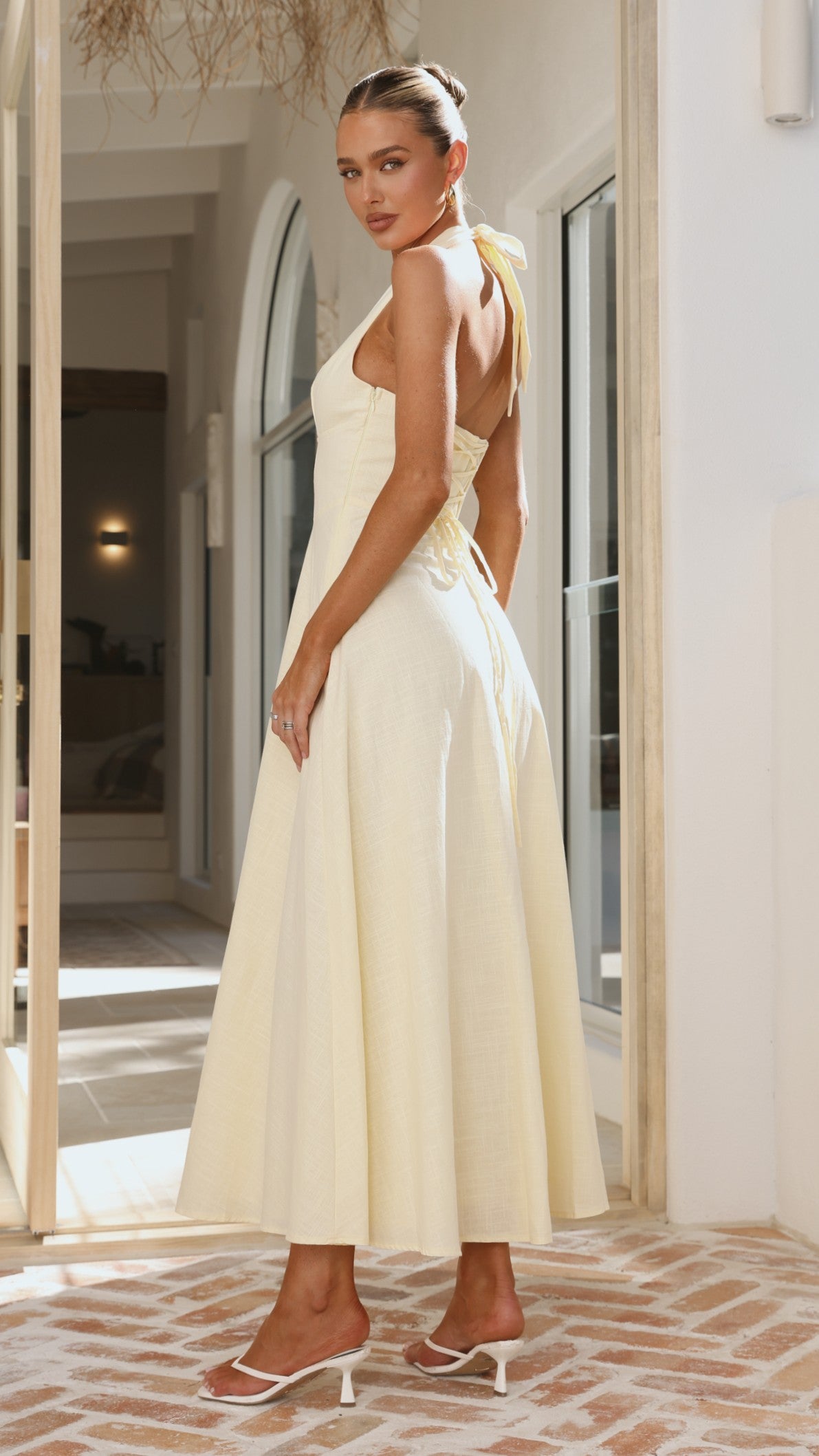 Skye Maxi Dress - Yellow - Billy J