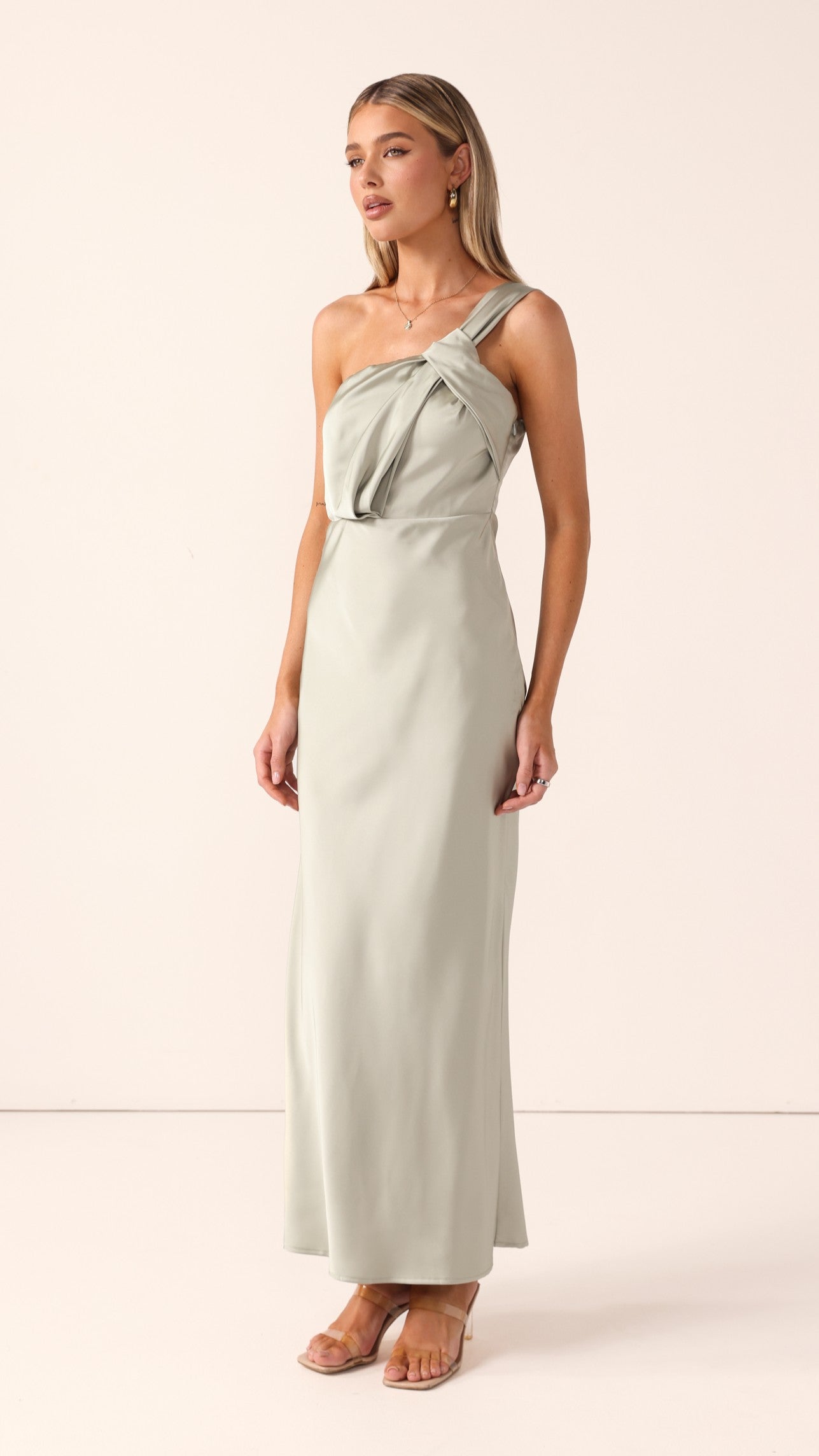Greta Maxi Dress - Sage - Billy J