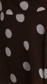 Lily Halter Mini Dress - Chocolate Spot - Billy J