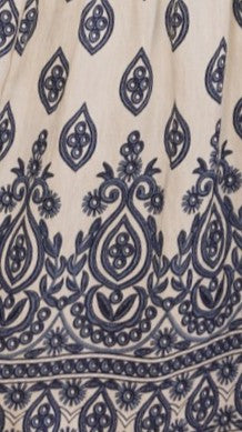 Sable Maxi Dress - Blue/White - Billy J