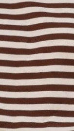 Adelia Mini Dress - Chocolate Stripe - Billy J