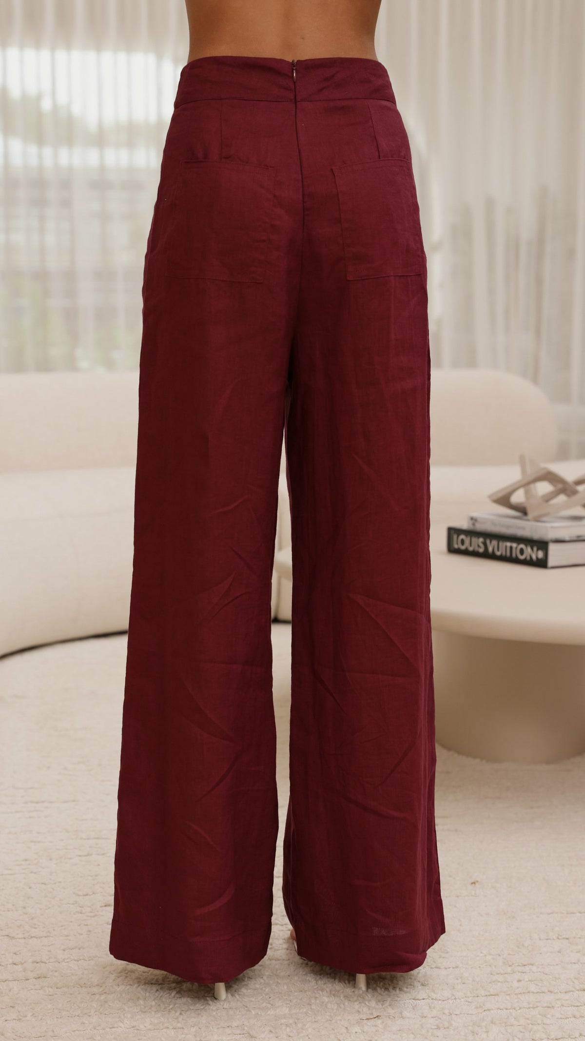 Karah Pants - Merlot - Billy J