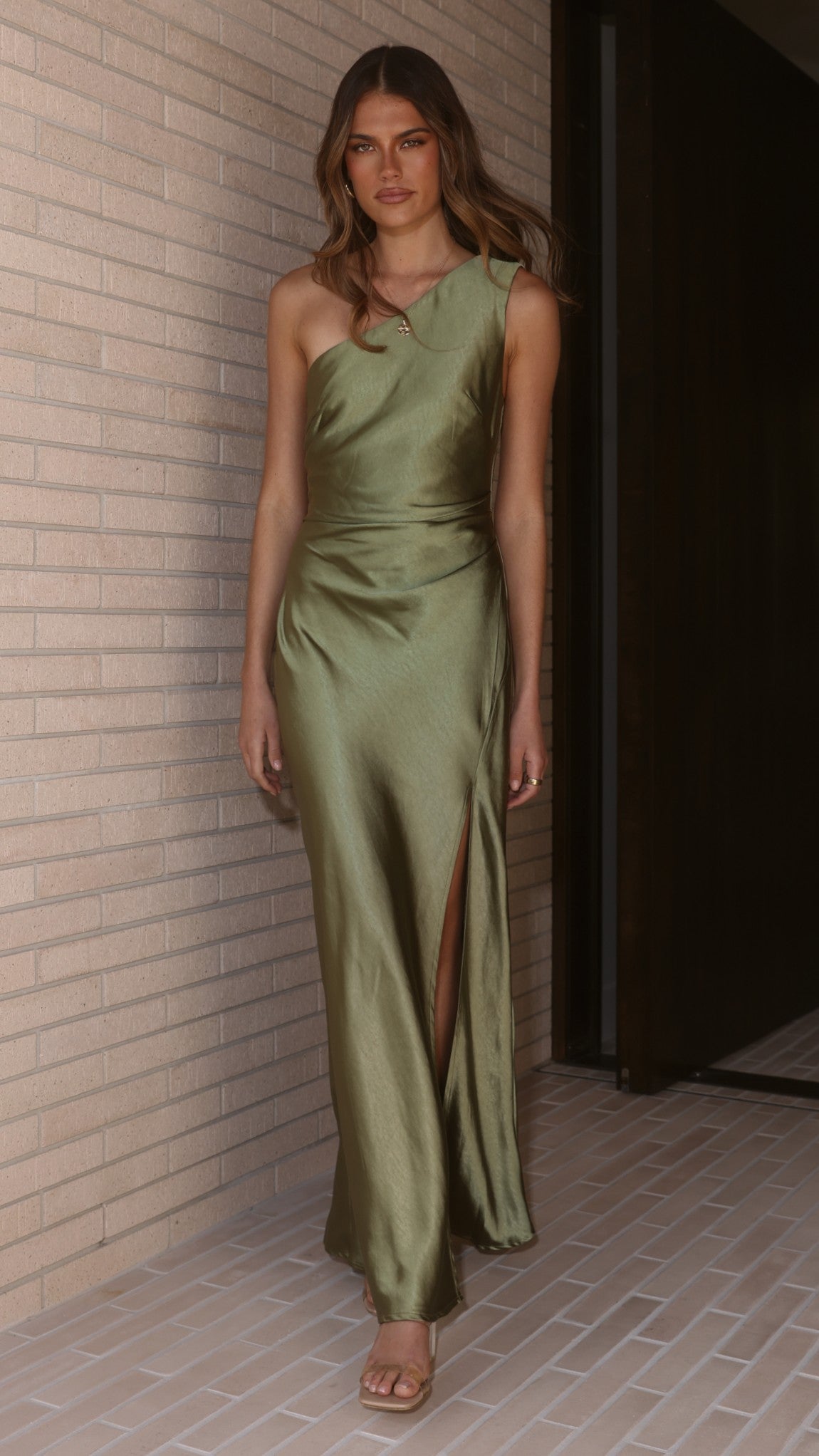 Victoria Maxi Dress - Olive - Billy J