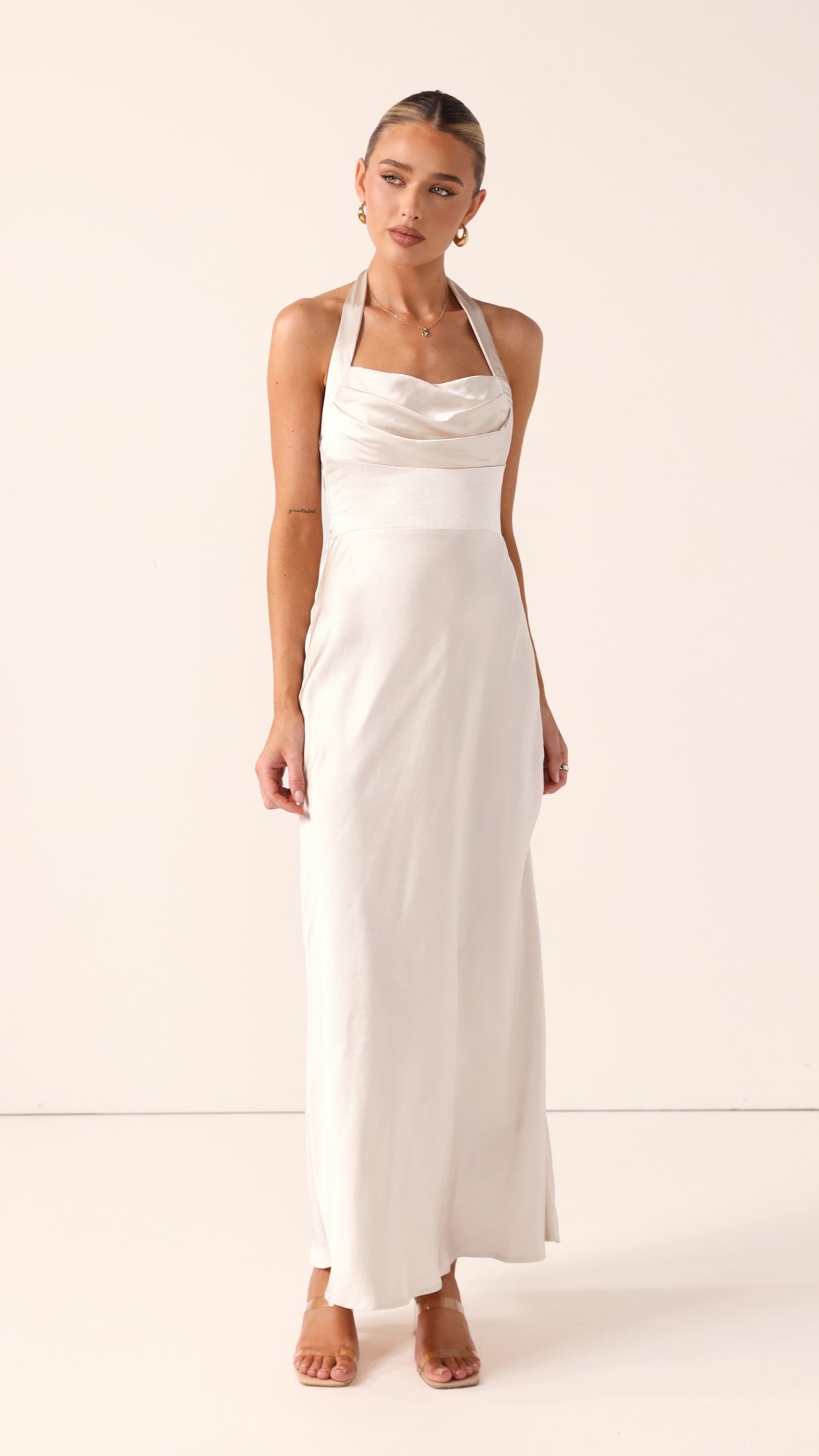 Alexa Maxi Dress - Champagne - Billy J
