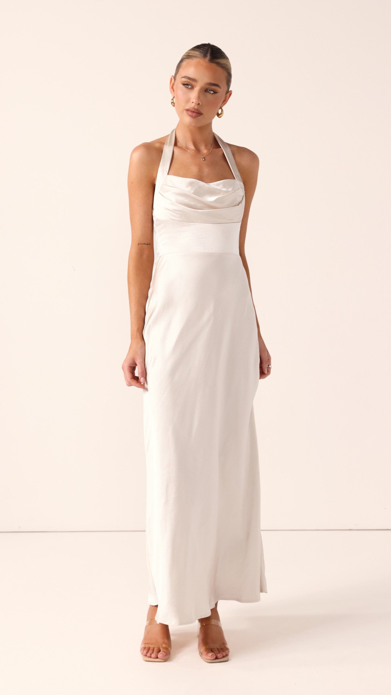 Alexa Maxi Dress - Champagne - Billy J