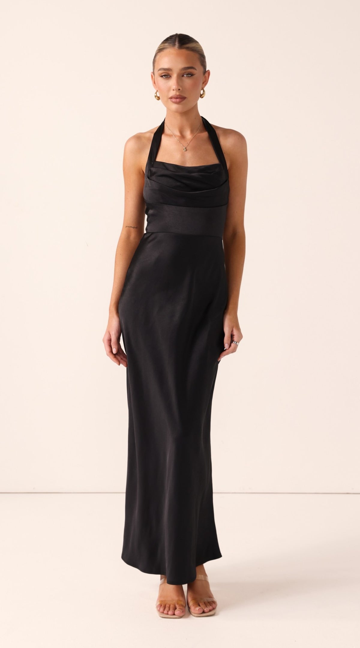 Alexa Maxi Dress - Black - Billy J