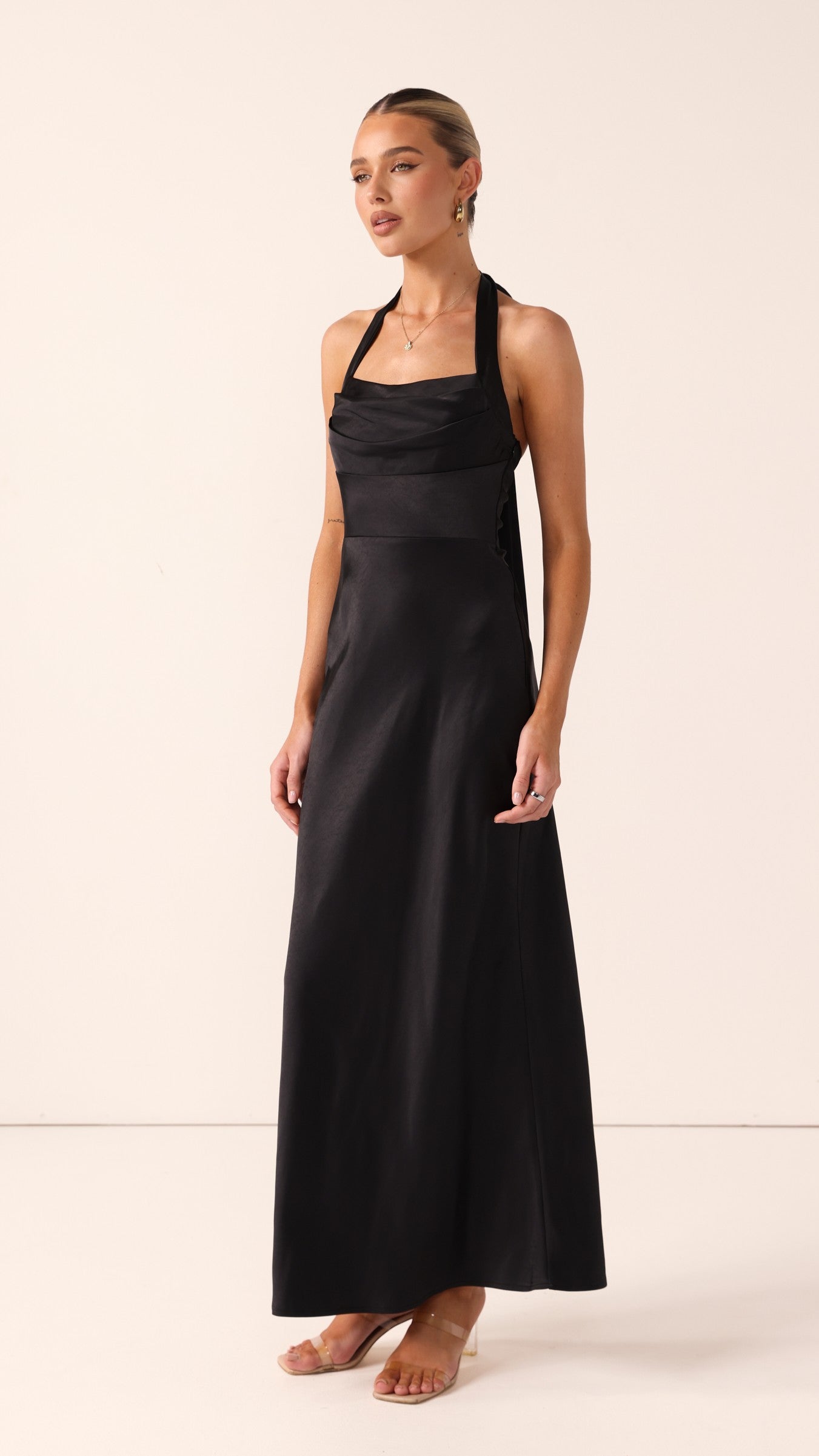 Alexa Maxi Dress - Black - Billy J