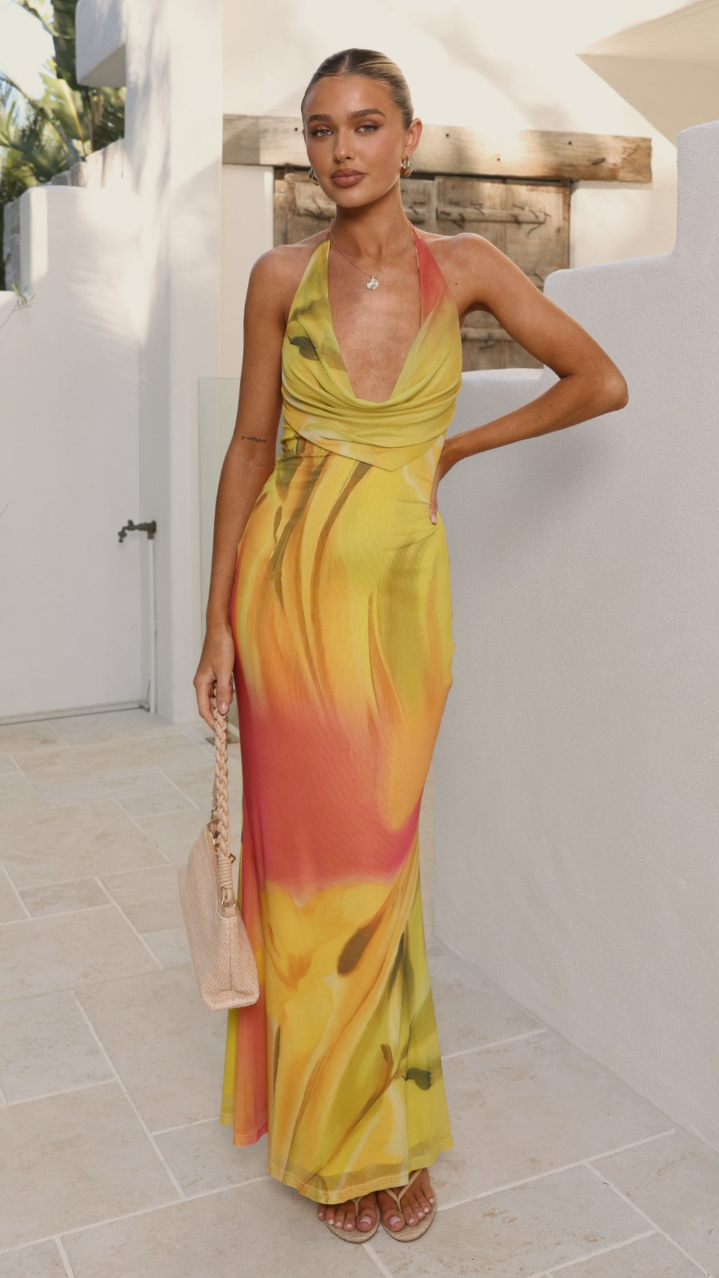 Vera Maxi Dress - Sunset Floral - Billy J