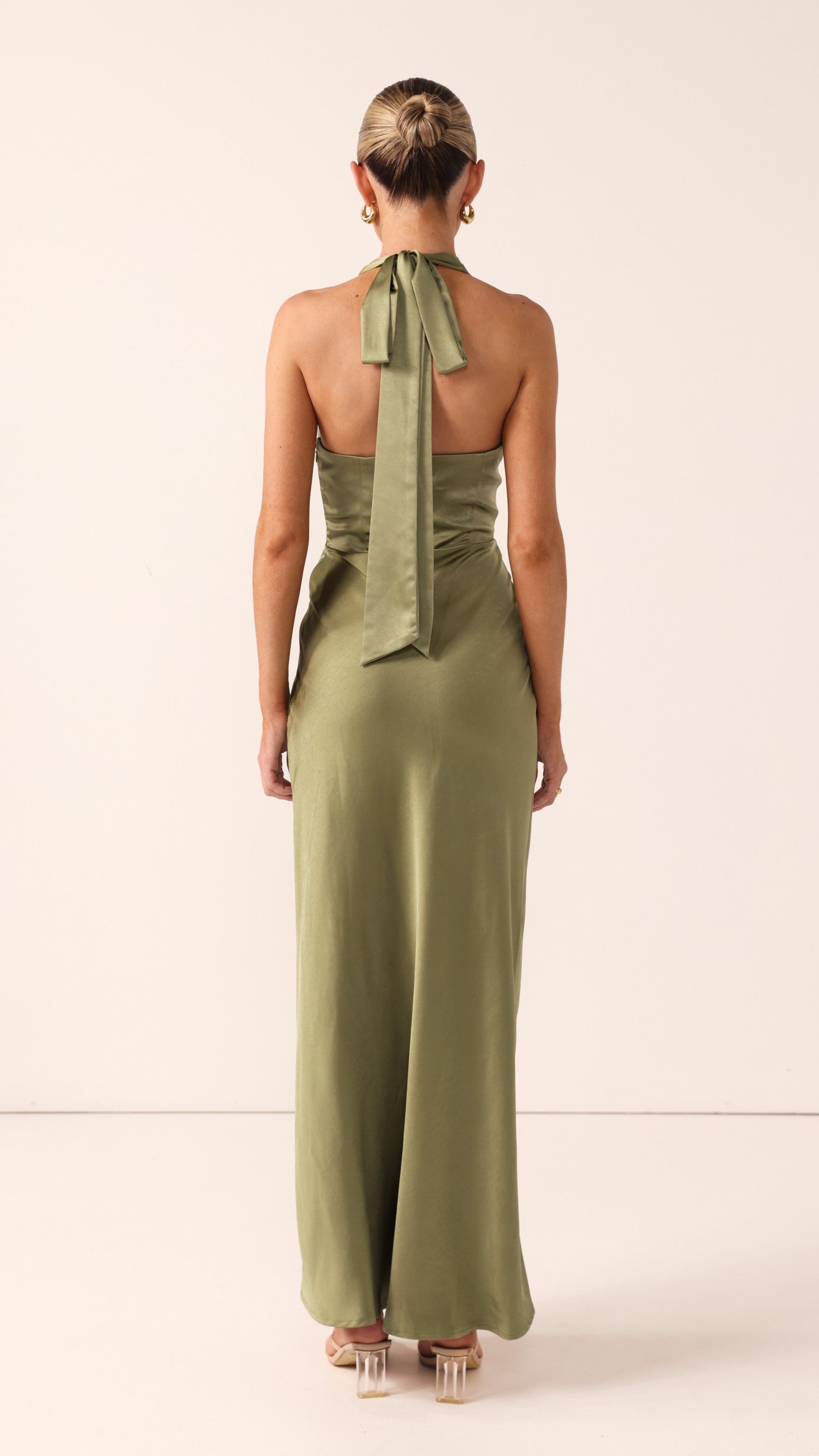 Alexa Maxi Dress - Olive - Billy J