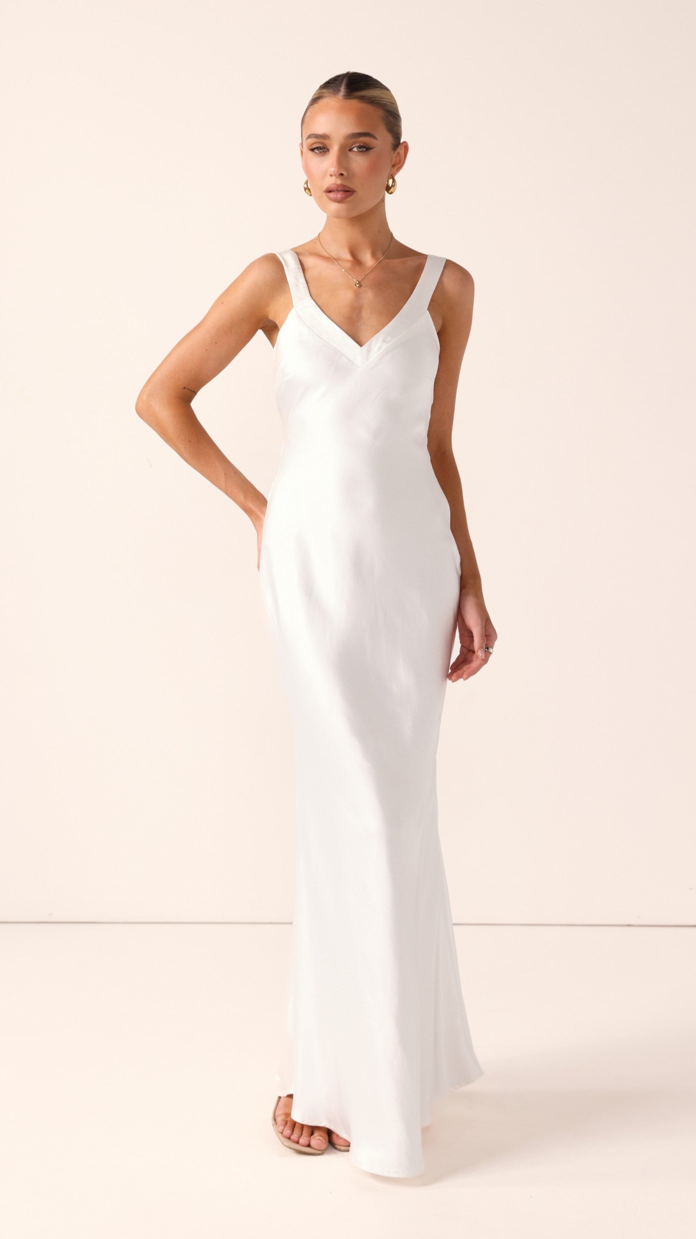Andie Maxi Dress - Ivory - Billy J