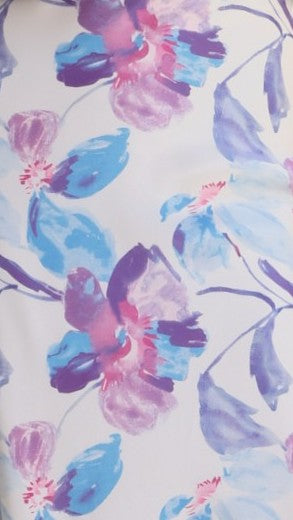 Marlie Maxi Dress - Blue Floral - Billy J