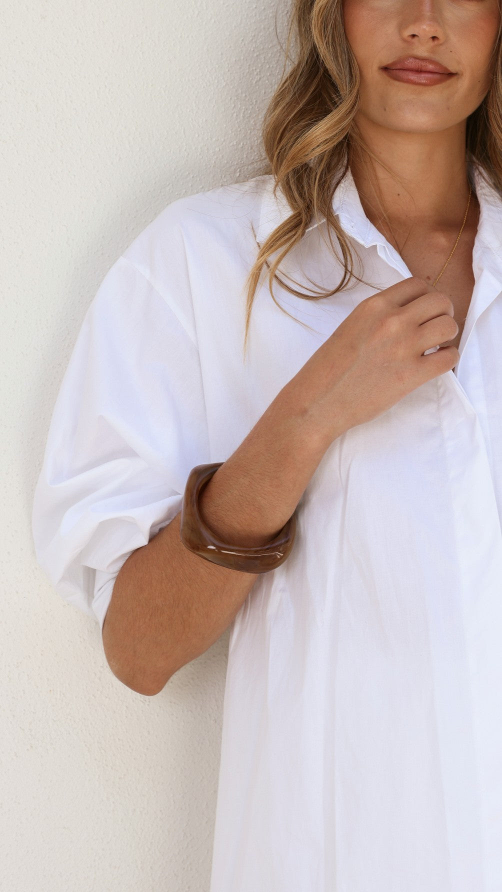 Blaire Cuff Bangles 2 Pack - Brown / Multi - Billy J
