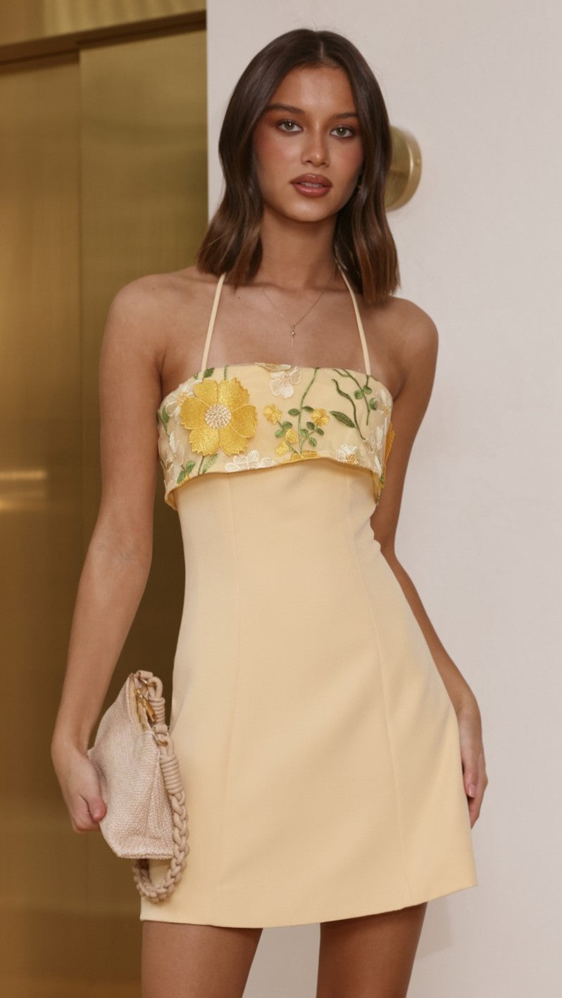 Stella Mini Dress - Butter - Billy J