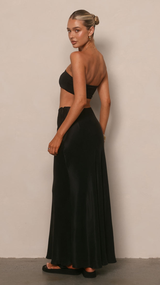 Celeste Maxi Skirt - Black - Billy J