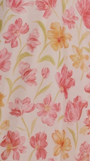 Rahima Maxi Dress - Pink/Yellow Flower - Billy J