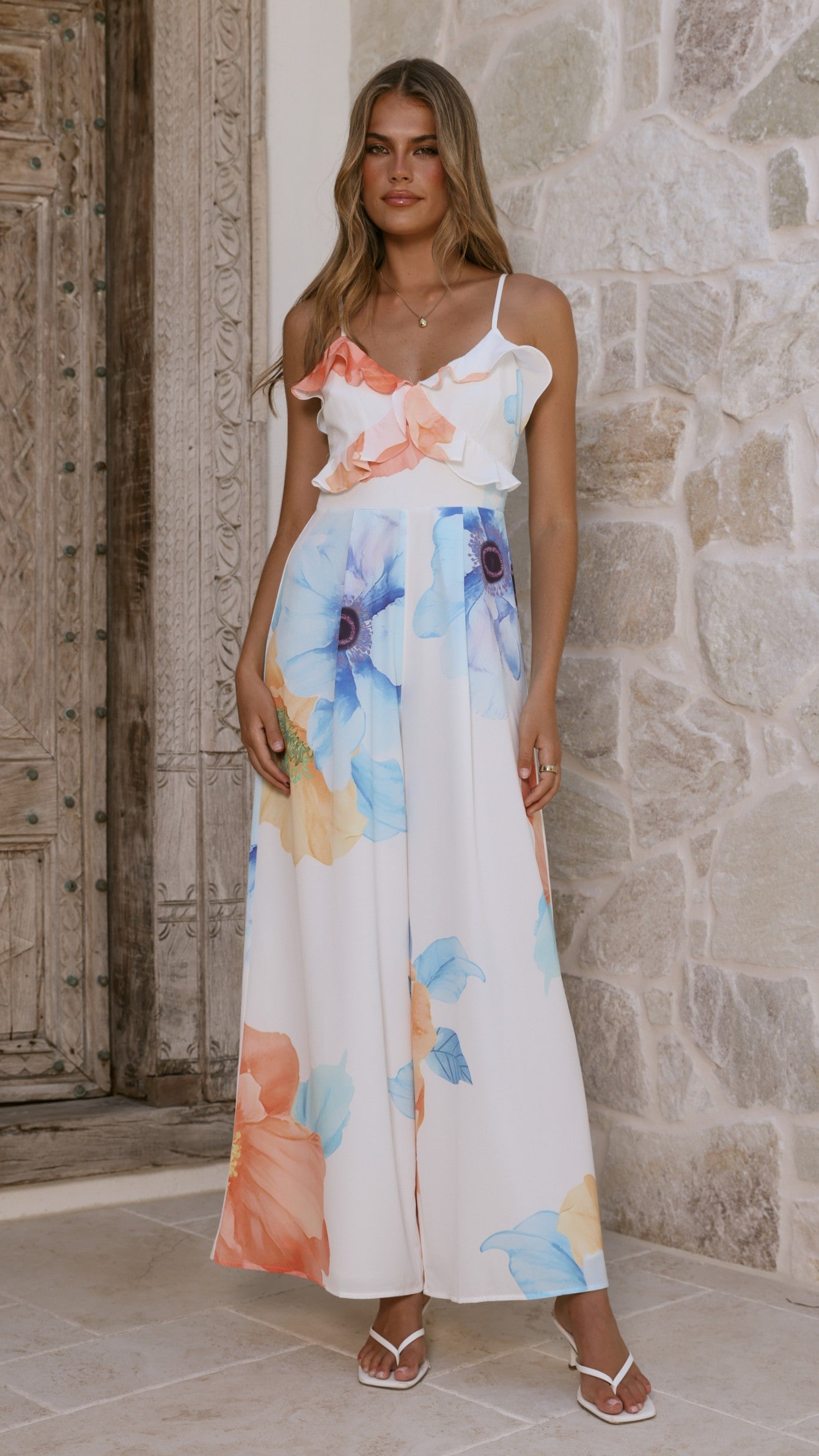 Filippa Jumpsuit - Floral Print - Billy J