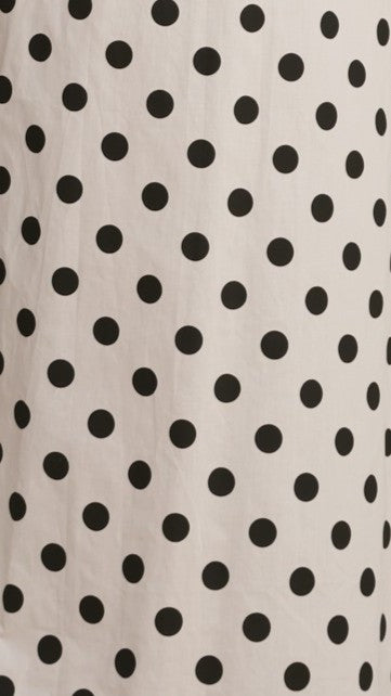 Felicity Maxi Dress - White/Black Spot - Billy J