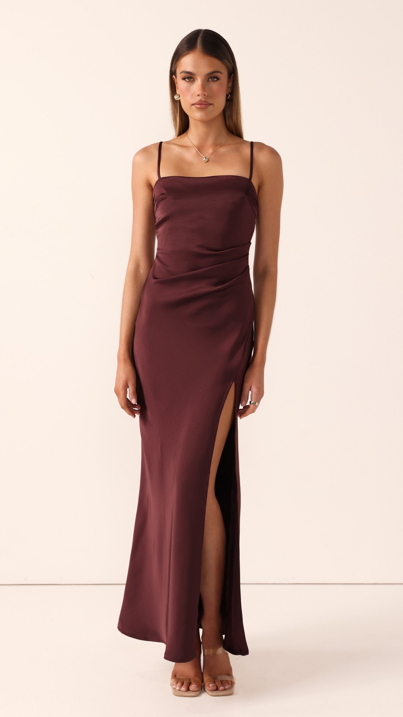 Ilana Maxi Dress - Chocolate - Billy J