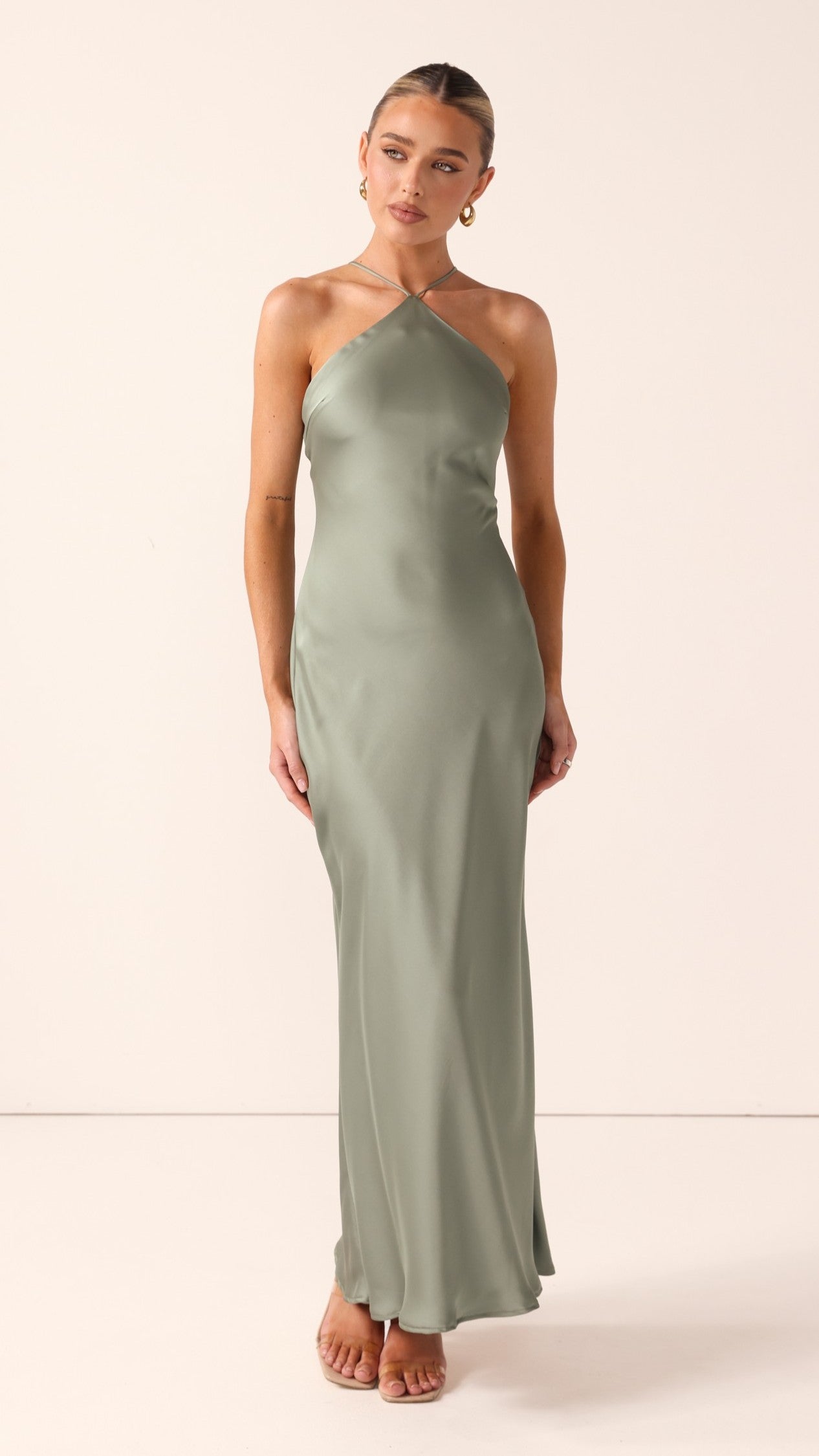 Chiara Maxi Dress - Green - Billy J